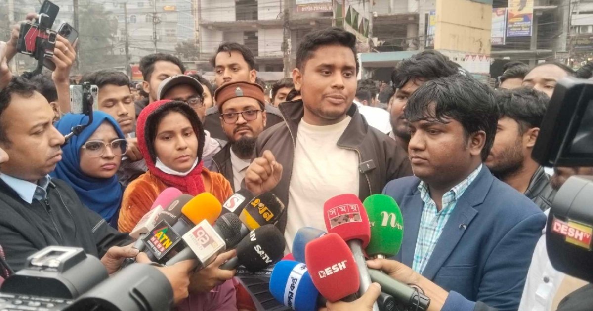 ১৫ জানুয়ারির মধ্যে ‘জুলাই ঘোষণাপত্র’ দিতে হাসনাত আবদুল্লাহর আল্টিমেটাম