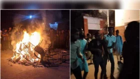 বগি সংকটে শাটলের ছাদে শিক্ষার্থীরা: গাছের ধাক্কায় আহত ২০, মধ্যরাতে উত্তাল চবি