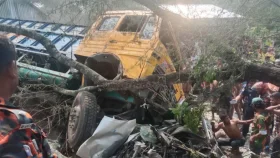 ঝালকাঠিতে ট্রাকচাপায় ১৪ জন নিহতের ঘটনায় চালকসহ আটক ২