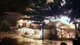 খাগড়াছড়িতে ২ পক্ষের সংঘর্ষে ৫০টি দোকান পুড়িয়ে দেওয়া হয়েছে