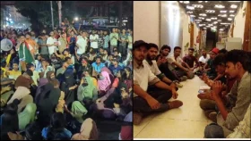 সন্ধ্যার পর ফের সড়কে তিতুমীরের শিক্ষার্থীরা