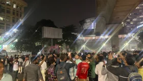 চিন্ময় কৃষ্ণ দাশ আটকের ঘটনায় শাহবাগে বিক্ষোভ