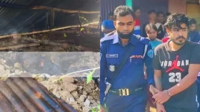 গর্ত খুঁড়ে ‘নারীর’ মরদেহ পোড়ানোর সময় পড়লেন ধরা