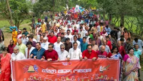 জাবিতে বাংলা বর্ষবরণ ও আনন্দ শোভাযাত্রায় ঐক্যের বার্তা
