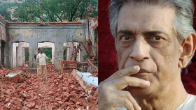ময়মনসিংহে সত্যজিৎ রায়ের পূর্বপুরুষের বাড়ি ভাঙা বন্ধের আহ্বান ভারতের