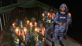 গোপালগঞ্জে নদীপথে টহল জোরদার করেছে কোস্টগার্ড-নৌবাহিনী