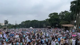 জামায়াতের সমাবেশ শুরুর আগেই সোহরাওয়ার্দীতে নেতা-কর্মীদের ঢল