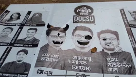 প্রচারণার প্রথম দিনই শিবির সমর্থিত প্যানেলের ব্যানার ভাঙচুর, যা বললেন ফরহাদ