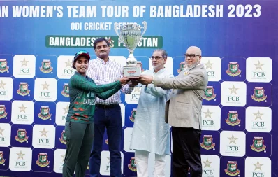 পাকিস্তানের বিপক্ষে দাপুটে জয়ে সিরিজ বাংলাদেশের মেয়েদের/বিসিবি