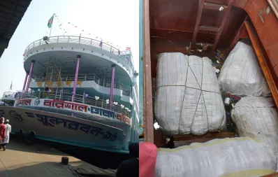 দুর্ঘটনাকবলিত লঞ্চ/কোলাজ