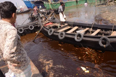 চিনিকলের রাসায়নিক ও ছাইয়ের কারণে কর্ণফুলী নদীর জীববৈচিত্র্য হুমকির মুখে পড়েছে/ঢাকা ট্রিবিউন