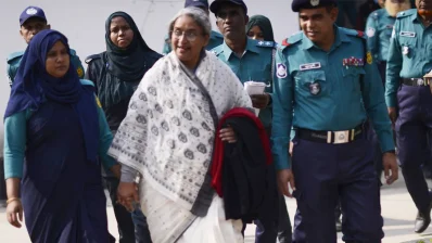 আন্তর্জাতিক অপরাধ ট্রাইব্যুনালে হাজির করা হয় সাবেক মন্ত্রী দীপু মনিকে/মাহমুদ হোসেন অপু/ঢাকা ট্রিবিউন