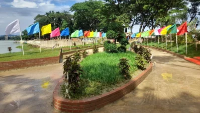 কাপ্তাই হ্রদের পাশে গড়ে তোলা হচ্ছে এই লেক ভিউ গার্ডেন/সৌজন্য