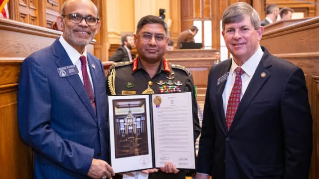 শান্তিরক্ষায় অবদানের জন্য জর্জিয়া অঙ্গরাজ্য থেকে সম্মাননা পেল বাংলাদেশ